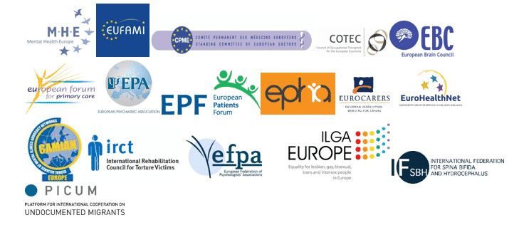 Mental health is everyone’s concern: Joint statement by 17 European organisations calling for more action on mental health in Europe