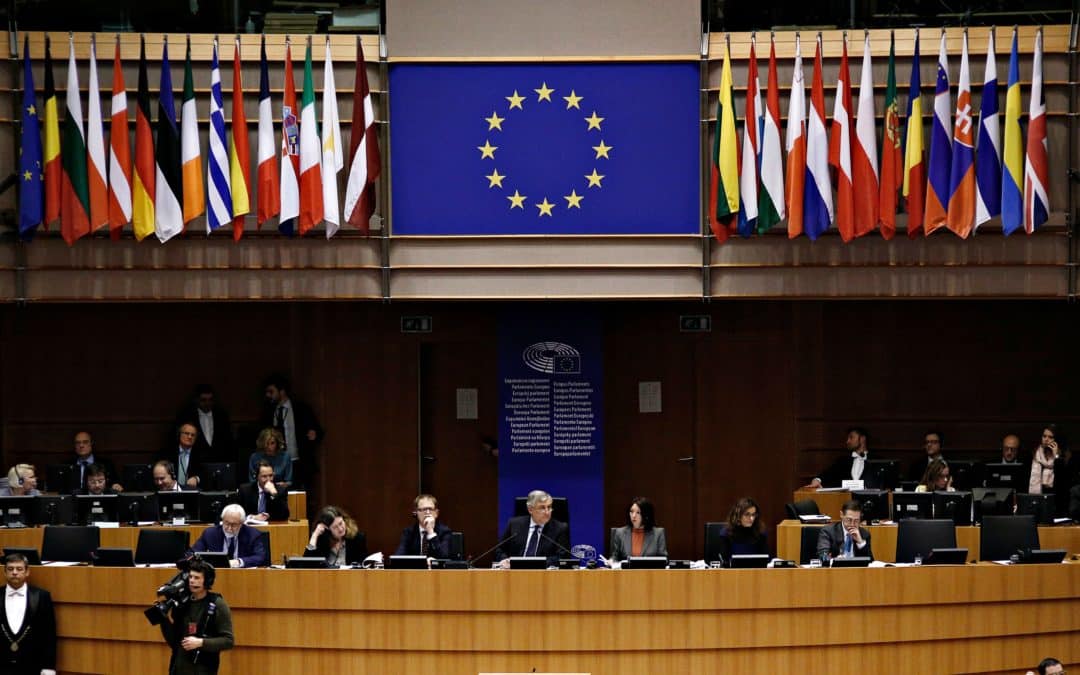 plenary,room,of,the,european,parliament,in,brussels,,belgium,in