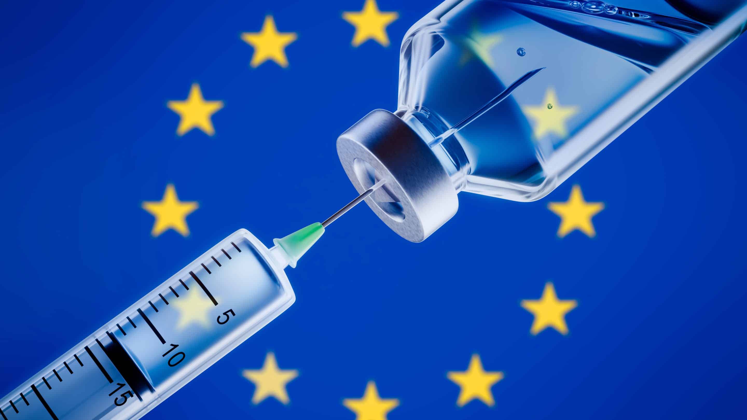 Европе вакцины. Вакцинация в ЕС. Вакцина Евросоюза. Шприц рисунок. Жара в ЕС.