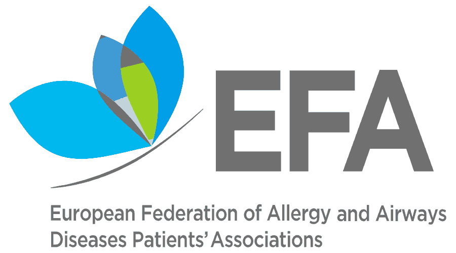 european federation of allergy and airways diseases patients associations efa logo vector