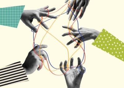 network.,connection.,human,hands,aesthetic,on,light,background,,artwork.,concept