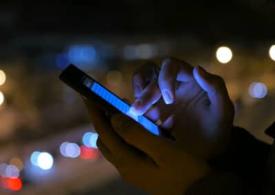 close up,shot,of,woman,hands,with,smartphone,in,the,city